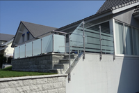 Reilbu Fabrikdirektverkauf flexible und schnelle Anpassung Edelstahlpfosten Glasgeländer-Geländer für Treppen