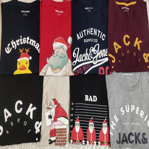 Lote de camisetas para hombre 2026: Excedentes de existencias de marcas famosas de Bangladés, camisetas con envío cancelado, excedentes de camisetas. - Product Image 3