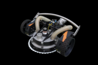 ROVAN Robot chenille magnétique automatique avec jet d'eau à haute pression et transmission intégrale