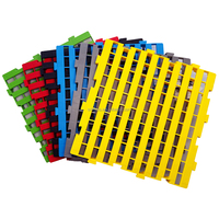40*40*3cm Umweltfreundlicher PP Modularer Ineinandergreifender Bodengitterrost Kratzfest Verschleißbeständig Wasserdicht für Autowaschanlagen und Werkstätten