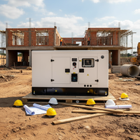 20KW 30KW 40KW 50KVA Geräuscharmes Dieselaggregat Wassergekühlt mit Autostart und Fernstart