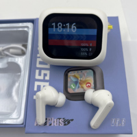 Audífonos Tws T9 Lx-10 2025 de Último Diseño con Pantalla Táctil a Color, Auriculares con Cancelación de Ruido ENC para Llamadas, Cascos Intraurales para Gaming con ANC