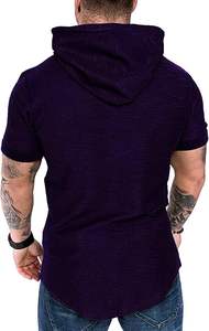 Nouveauté 2025 – Sweats à capuche de sport personnalisés pour hommes, anti-rétrécissement, séchage rapide, doublure polaire, polyester/coton, hiver – Vente en gros OEM - Product Image 2