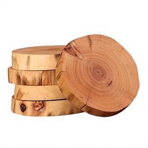 Handcrafted Wooden Round Coasters for Hot and Cold Drinks, Coffee Cups, Tea Mugs, <b>Glasses</b> and Table Protection, Ideal for Home - Product Image 1
