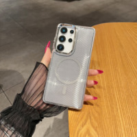NOUVEAU Étui de téléphone magnétique N52 + alliage de nickel + transparent + brillant Samsung S26