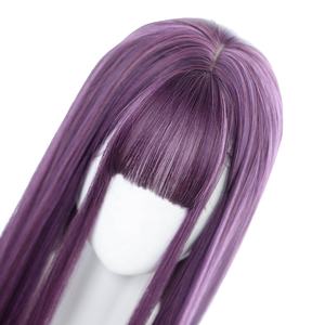 วิกผมยาวตรงยาว70ซม. สำหรับเด็กผู้หญิงวิกผมโลลิต้าสังเคราะห์อะนิเมะ peluca สำหรับปาร์ตี้ฮาโลลิต้า - Product Image 4