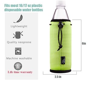 Accessoires pour boissons en néoprène 16-18 oz : isolateurs pour bouteilles d'eau, supports pour canettes de boissons et refroidisseurs pour bouteilles de bière - Product Image 3