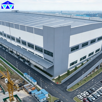 Solution clé en main pour la construction d'un entrepôt en acier PEB à structure portique pour centre de distribution