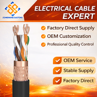 Cable Cat6 S/FTP de PVC para Hotel, Oficina, CCTV, Proyectos PoE, Anti-Interferencia, Cobre Puro 23AWG, 305m, Caja de Tracción, LAN Blindado