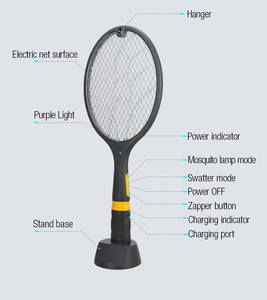 Meilleure vente de lampe électronique <span class=keywords><strong>anti</strong></span>-moustiques à ultrasons 2 en 1 - Product Image 3