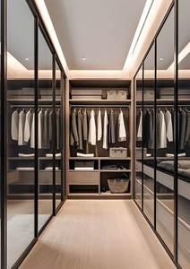 Armario Moderno Personalizado con Puerta de Vidrio, Ecológico, de Gran Capacidad, con Cajones para Accesorios - Product Image 6