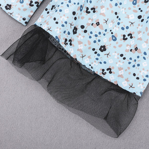 Conjunto de Ropa Sexy al por Mayor para Bebés, Pantalones Vaqueros de Mezclilla para Niñas con Top Floral para el Verano - Product Image 4