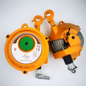 स्टेनलेस स्टील रिट्रेटेबल 1.5मीटर तार रस्सी लंबाई मुक्त ऑपरेटर स्व-लॉकिंग वजन ओएम/ओडम का समर्थन 5-7 किलोग्राम वसंत बैलेंसर - Product Image 5