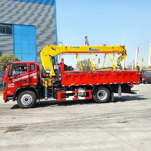 Camion grue 4x2 de 8 tonnes de haute qualité à prix d'usine, grue montée sur camion 4x2 à vendre - Product Image 2