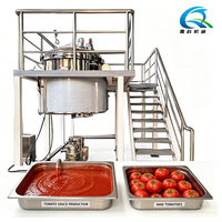 Machines de transformation des fruits et légumes, équipement de traitement de la pâte de tomate, de la soupe de os, de la pâte d'os et de la poudre de protéines de peptides d'os