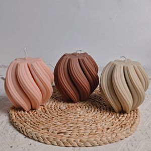 เทียนหอมถั่วเหลืองรูปทรงเรขาคณิตแบบทำมือ กลิ่นหอมอโรมา สำหรับวันวาเลนไทน์และวันเกิด - Product Image 4