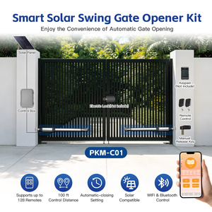 Ouvre-porte automatique double <span class=keywords><strong>battant</strong></span> 24VDC robuste avec télécommande et <span class=keywords><strong>moteur</strong></span> - Product Image 2