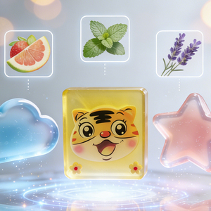 Handmade Solid Transparent Glycerin Soap in Animal Shaped <strong>Bar</strong> Style Moisturizing Smooth Slimming for <strong>Dry</strong> Skin Friendly Children - Product Image 2