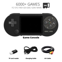 Prix d'usine SF2000 Console de jeu portable intégrée 7 simulateurs 6000 + jeux Support Télécharger Enregistrer la charge Consoles de jeux SF2000