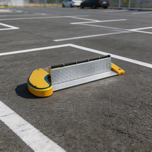 Wireless Operated Auto Steel Car Parking <b>Lock</b> Smart <b>Remote</b> Floor Space Blocker Post Vehicle Security Guard System - Product Image 1