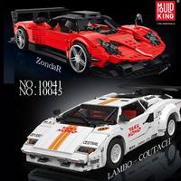 1004110045 Otobüs Modeli Retro Spor Araba, Gençler için 2468'den Fazla Parçadan Oluşan ABS Plastik Yapı Taşı Oyuncak Seti