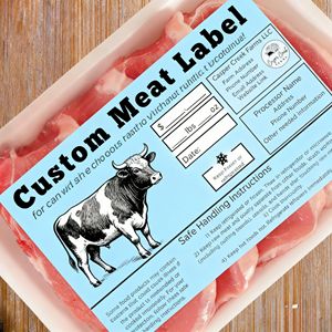 Etiquetas de Identificación Autoadhesivas Impermeables Personalizadas para Carnes, Pescados y Productos de Supermercado - Product Image 2