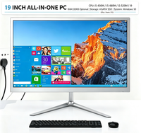 2026 Hot Selling All-in-one PC Computer I5 Gaming Desktop PC /gaming/educatief All-in-One 19" 21.5" 23.8 Inch LED SSD