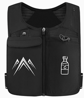 Gilet d'hydratation léger et réglable avec poche à eau de 2 L et tuyau isolé pour hommes et femmes, idéal pour le fastpacking et l'ultra-trail