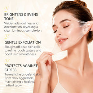 Nettoyant moussant exfoliant à l'acide kojique et au curcuma pour peaux grasses à tendance acnéique - Éclaircissant et réducteur de taches brunes - Product Image 5