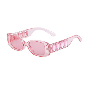 Nuovi occhiali da sole quadrati in arrivo occhiali da sole con montatura piccola e diamanti accessori per feste Bling occhiali moda Vintage Gafas De <span class=keywords><strong>Sol</strong></span> - Product Image 5