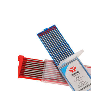 Electrodos de tungsteno Yitong WT20 de 2.4 mm para soldadura TIG de acero inoxidable con arco de argón, estándar nacional, compatibles con RoHS. - Product Image 1