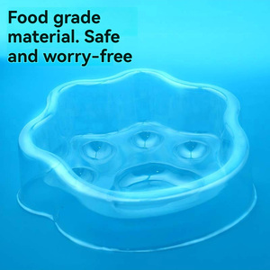 Cross-border Best-selling Disposable Round Outdoor Pet <strong>Bowl</strong> For Cats And <strong>Dogs</strong> Lightweight Recyclable Plastic Feeding Wholesale - Product Image 3