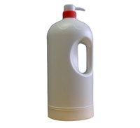 Bouteille de shampooing en plastique HDPE de 750 ml avec bouchon en PP, moulage par soufflage, couleurs et logo personnalisés pour les soins personnels