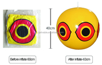 Ballons réfléchissants laser Terrible Terror Eyes, dissuasif visuel, ballons gonflables, dispositif répulsif pour oiseaux