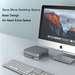 แท่นเชื่อมต่อ 12 พอร์ต Type-C พร้อมช่องใส่ SSD/HDD 3.0 ฮับ USB สำหรับ Apple <span class=keywords><strong>Mac</strong></span> <span class=keywords><strong>Mini</strong></span> ชิป <span class=keywords><strong>M1</strong></span> - Product Image 6