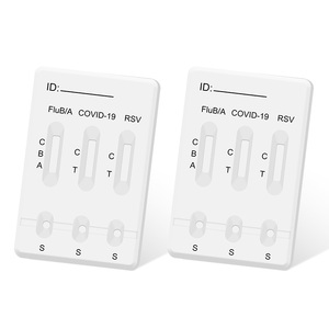 Test rapide <span class=keywords><strong>respiratoire</strong></span> 4-en-1, <span class=keywords><strong>grippe</strong></span> A/B, COVID-19, RSV, adénovirus, kit de test antigénique combiné, écouvillon nasal, CE IVD pour usage professionnel - Product Image 4
