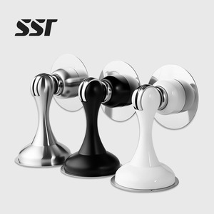 Door Stoppers Stainless Steel Door Stops for Wall and Floor Mounting No Drilling Door Stop with 3D Adhesive Tapes - Product Image 1