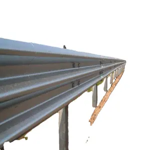 High Quality Goods W-Beam Highway Steel Barrier Metal Crash Barrier Guardrail