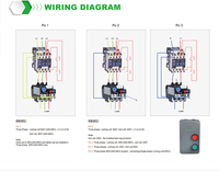 Star Delta Motor Starter lembut harga pabrik 9A -125A contactor star delta saklar putar