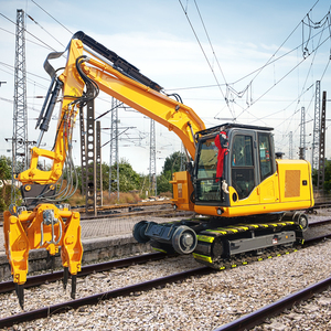 Excavadora ferroviaria <span class=keywords><strong>Sleeper</strong></span> <span class=keywords><strong>Grab</strong></span> Grapple Lastre Excavadora hidráulica Equipo de mantenimiento de vías para mantenimiento de vías ferroviarias - Product Image 5