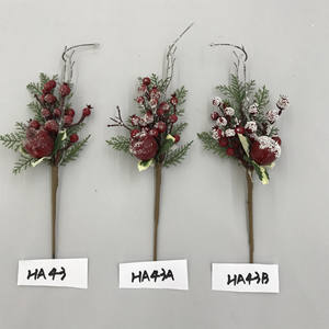 الاصطناعي فاترة أخشاب الأرز و التوت الأبيض عيد الميلاد يختار الأزهار بالجملة - Product Image 2