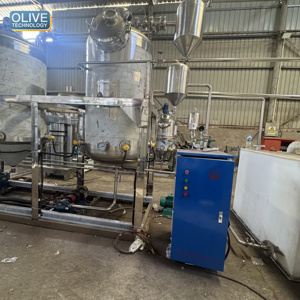 Machine de raffinage et de désodorisation d'huile de soja et d'arachide entièrement automatique en acier inoxydable de bonne qualité, haute efficacité pour huiles comestibles - Product Image 1
