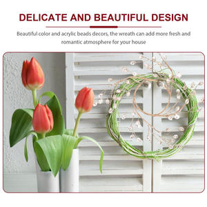 Chaîne de perles tiges de noël pics de pin de noël tiges de noël pour guirlande de noël guirlande artisanat décor à la maison - Product Image 2