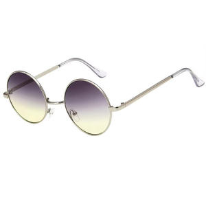 Promoción al por mayor para hombres mujeres Unisex moda gafas de <span class=keywords><strong>sol</strong></span> oro blanco gris Metal gafas de <span class=keywords><strong>sol</strong></span> - Product Image 3