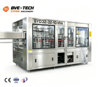 Machine à eau électrique automatique BVE pour boissons en plastique PET 200 ml, haute précision, eau pure, compatible PLC, engrenage, faible bruit