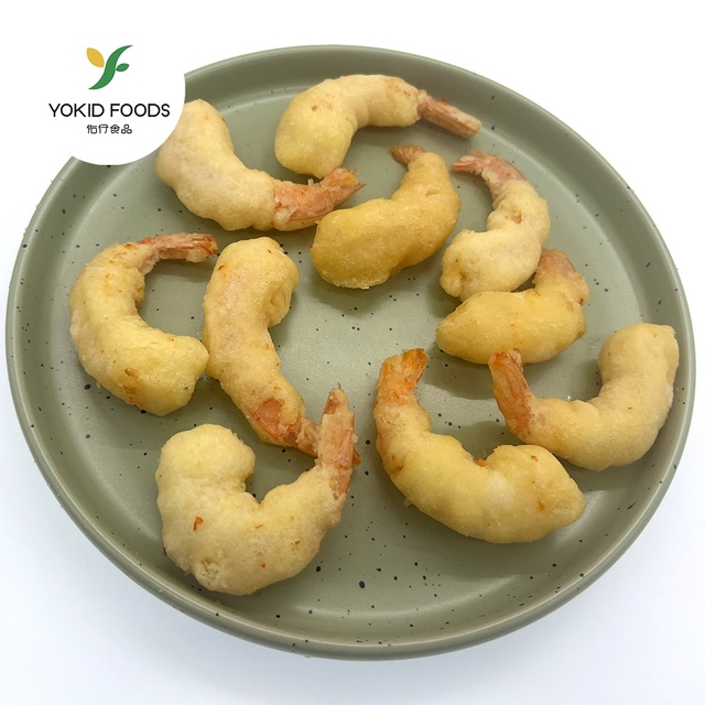 Golden Battered Shrimp Fritters Pre-seasoned Frozen Prawn Cutlets Quick Meal Solution Institutional Feeding Supply B2B