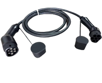 JET Câble de charge Ev 11kw 380V 16a Type 2 à Type2 Câble de chargeur