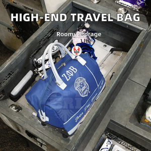 Custom <b>Wheeled</b> Travel Duffel <b>Bag</b> with Zipper Closure Large Capacity Sports Gym <b>Bag</b> with Durable Wheels and Versatile Storage - Product Image 2