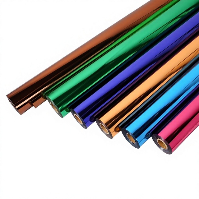 Directly Supplied Manufacturer PET Hot Stamping Paper Electroplated Aluminum Thermal Transfer Film Clothing Stamping Foil SC-31