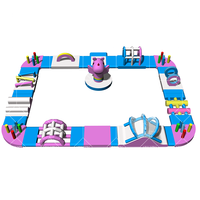 Sécurité extérieure pour équipement de parc aquatique pour adultes et enfants Installation gonflable d'amusement aquatique pour terrains de jeux